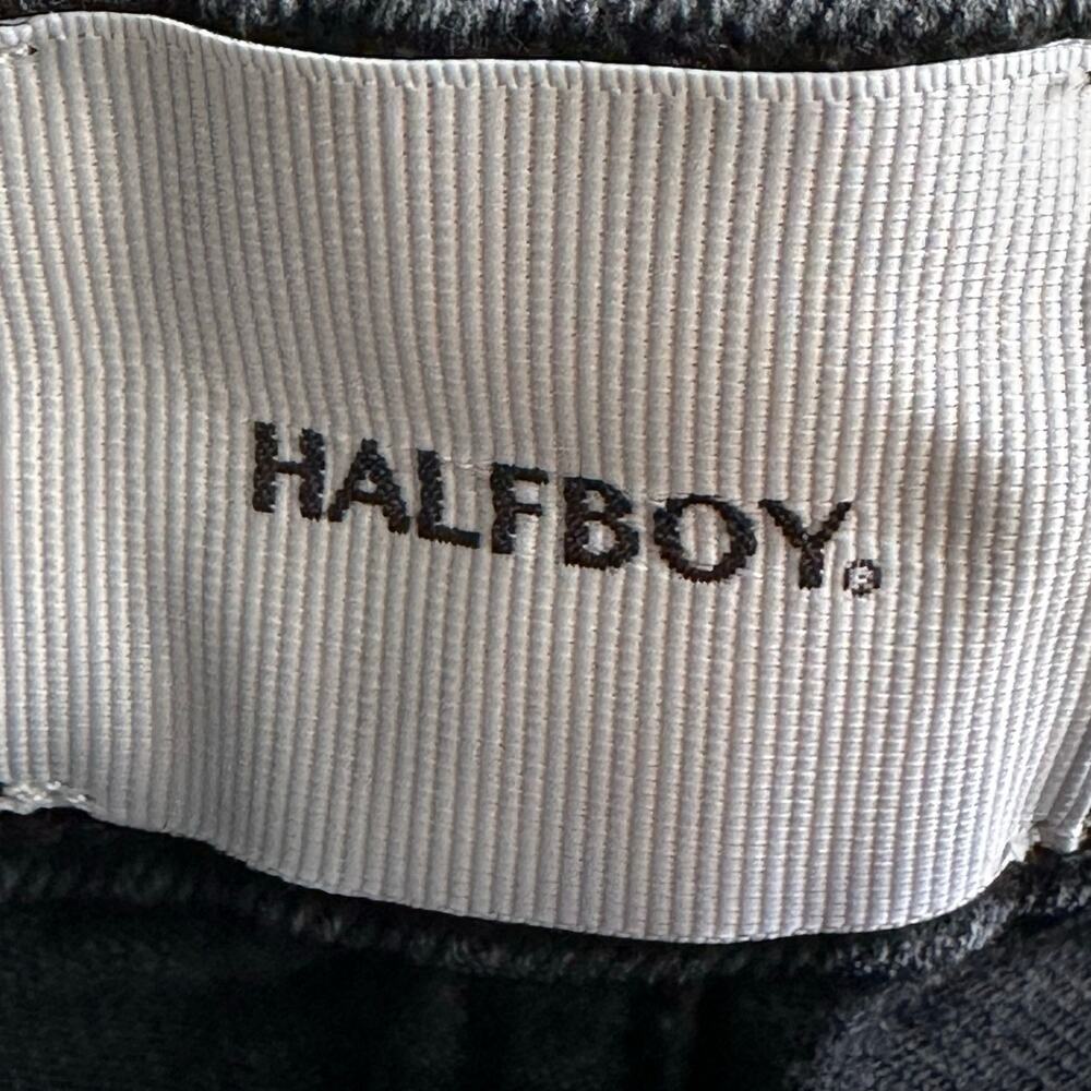 HALFBOY Black Denim Relaxed Bermuda Shorts Size 32 NWT - Picture 8 of 10